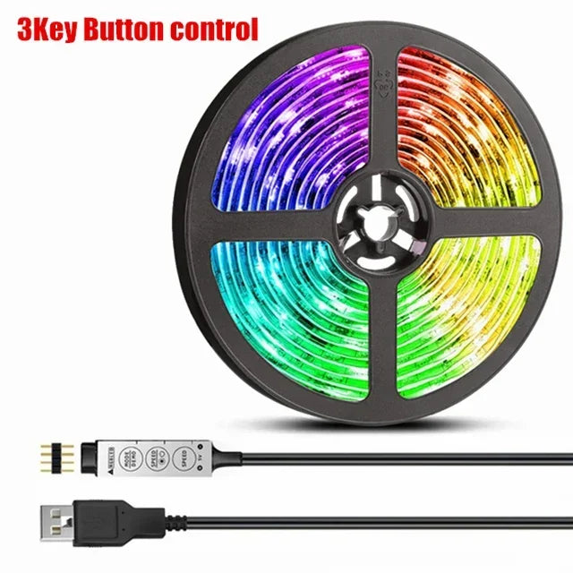 USB LED Strip Lights APP Control Color Changing 5050 RGB Led Light Flexible Lamp Tape for Room Decoration TV Backlight Diode