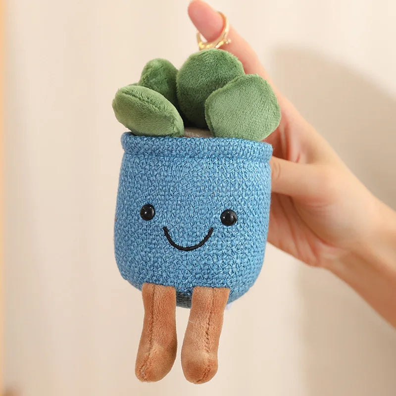 Lifelike Tulip Succulent Plants Plush Stuffed Toys Vrious Potted Flower Cactus Bookshelf Home Living Room Decor For Girl Gift