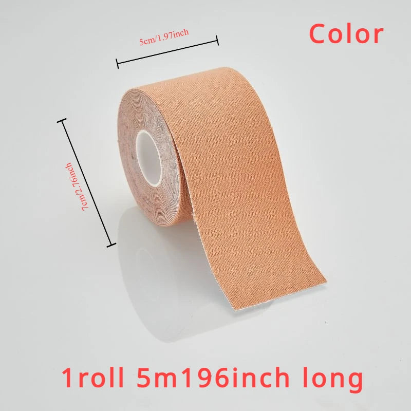 Elastic Breast Lifting Tape, Skin Tone Invisible, Breathable, Traceless, Anti Sagging, Gathered Milk-Perfect for Strapless
